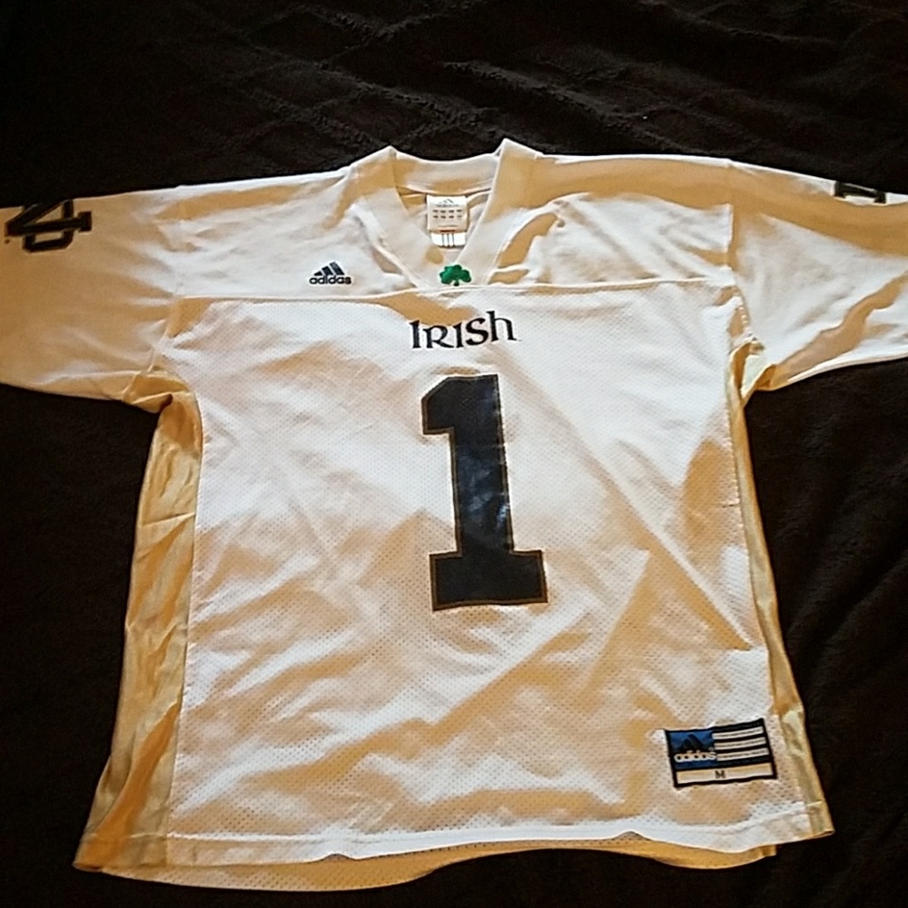 Notre Dame Adidas football jersey size medium